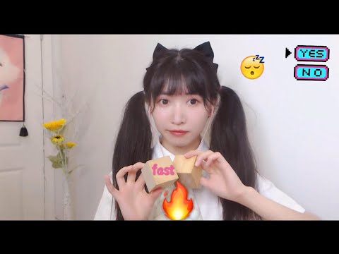 ASMR Fast Wood Triggers Sounds'木块的快速触发音，摩擦催眠