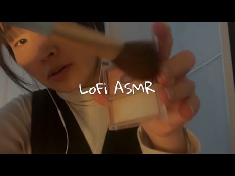 Doing Makeup Directly on Laptop Camera Lens - Fast & Aggressive ASMR