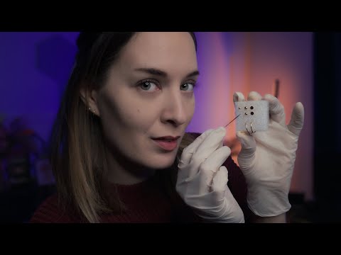 Realistic Ear Piercing ASMR RP | Soft Spoken, Binaural, Gloves
