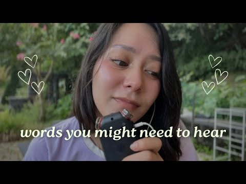 ASMR for when you need a pick-me-up 💚 (positive affirmations, soft spoken)
