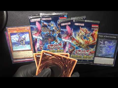 (ASMR) Opening Yu-Gi-Oh Genesis Impact Booster Box (Part 1/4)