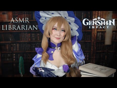 АСМР библиотекарь Лиза 📚 ASMR Genshin Impact ✨