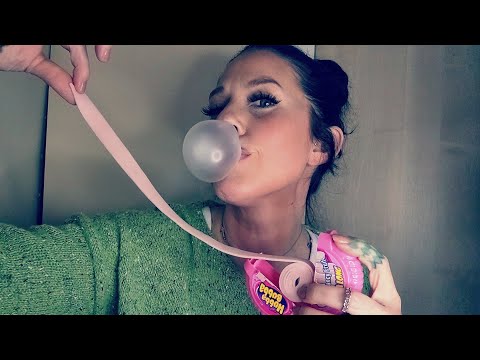 ASMR- Gum Chewing, Bubble Blowing & Bubble Inhaling 🫧