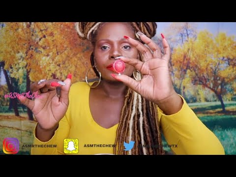 ASMR Hard Candy Eating Sounds Taps For Sleep
