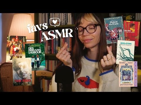 Mes favoris de début d'année en ASMR 🎬📚