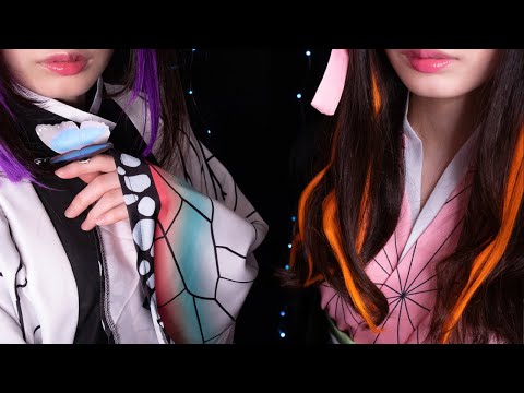 ASMR Nezuko & Shinobu Kocho Twin Whispering🦋Demon Slayer (Kimetsu no Yaiba)