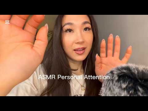 ASMR personal attention + affirmations + hair brushing | slow paced 😴