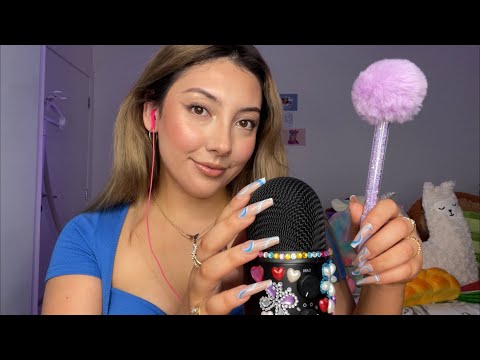 ASMR nail tapping, random triggers + rambles! ❤️ ~life updates~ | Whispered