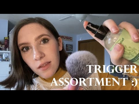 {ASMR} Trigger Assortment! (tapping, mic brushing, writing sounds, etc.)