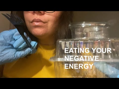 negatif enerjini temizliyorum ve yiyorum asmr (türkçe asmr)