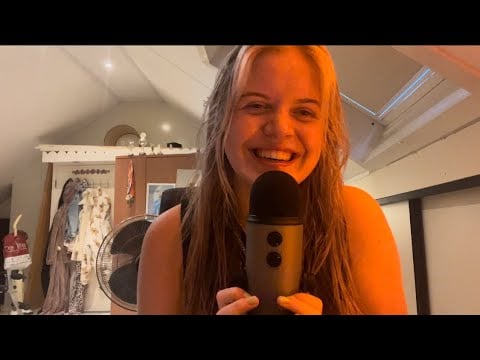 asmr | 100% sensitivity mouth/hand sounds + announcement!