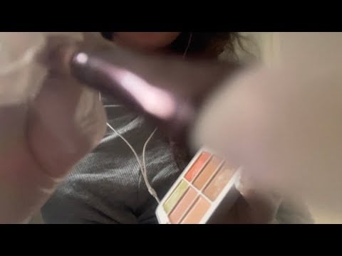 ASMR I do your makeup but apply products on camera lens 📸 lofi, no talking