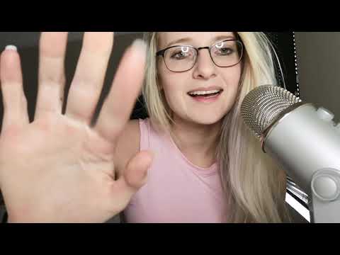 ASMR personal attention in Afrikaans (hair brushing, face touching, slow hand movements)