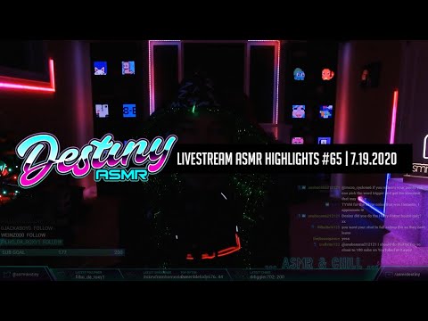 ASMR Tapping, Electric Fanistry, Positive Affirmations & More! (ASMR Livestream Highlight #65)