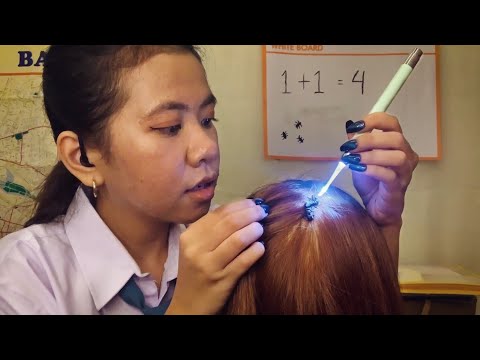 [ASMR] Bestie Cari Kutu Kamu di Kelas (kutunya makin banyak 😭) | ASMR Indonesia