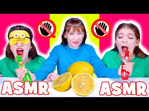 ASMR Eating Sounds No Hands VS No Food VS Closed Eyes Mukbang