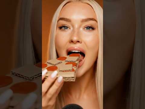 What Happens If You Bite Cardboard Pizza 🍕📦 ASMR