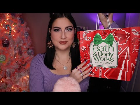 ASMR Bath & Body Works Holiday Haul ✨