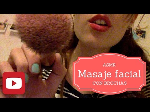 ASMR Te ayudo a dormir. Relajación con masaje de BROCHAS (brushing ESPAÑOL)