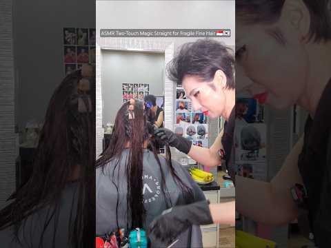 ASMR Two-Touch Magic Straight for Fragile Fine Hair 🇸🇬🇰🇷