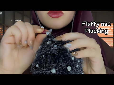 ASMR | Fast & Aggressive Fluffy Mic Scratching No Talking (bugs plucking)