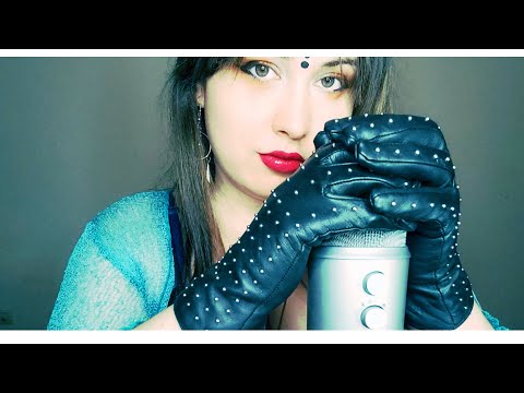 ASMR Leather gloves🧤💤 (w/FX)🎧💖