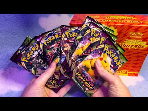 ASMR Pokemon Card Packs Opening (Whispered)