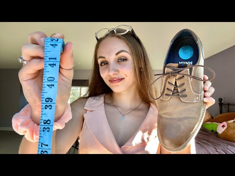 ASMR || Men’s Shoe Fitting! 👞 (Roleplay) (Measuring)