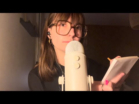 {ASMR FR}  Rôleplay - Je te dessine en 5minutes ! ✍️