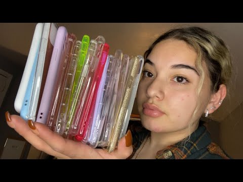 ASMR - SHEIN PHONE CASE HAUL/COLLECTION