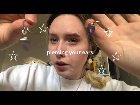 lofi asmr! [subtitled] piercing your ears!