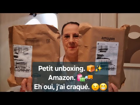 Asmr, petit Unboxing Amazon, eh oui j'ai craqué 😁😉