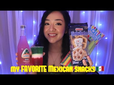 ASMR✨eating my FAVORITE Mexican snacks🇲🇽✨