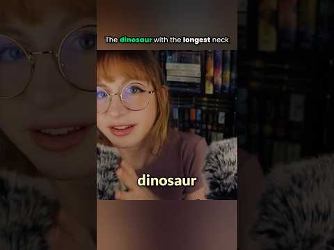 The dinosaur with the longest neck 🦕 #asmr