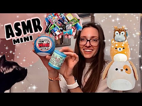 ASMR - SQUISHMALLOW MINIS AND MINI TOY BRANDS - UNBOXING