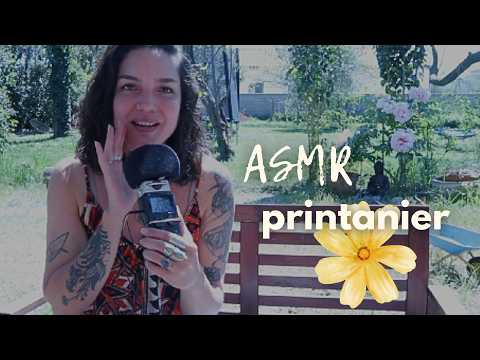 ASMR PRINTANIER * Dans mon jardin
