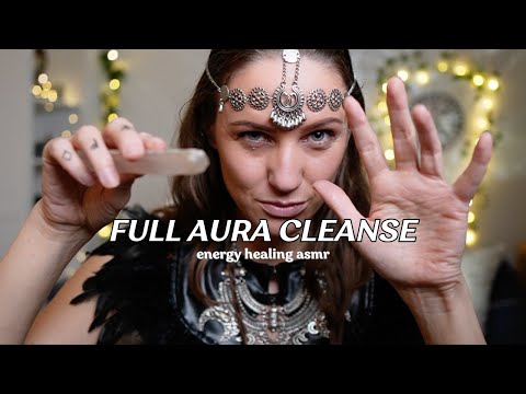 DEEP AURA CLEANSE | negative energy removal, stop energy leaks, crystal healing |Energy Healing ASMR