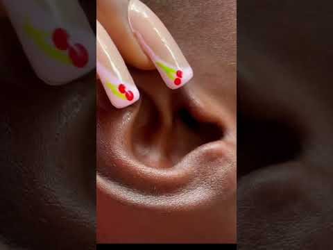Asmr deep ear cleaning #asmr #satisfying #tingling