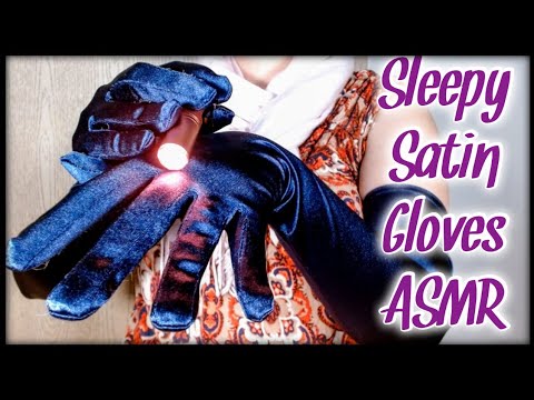 Sleepy Satin Gloves 🧤 Hand Movements & Personal Attention ASMR 🌸 Soft Spoken