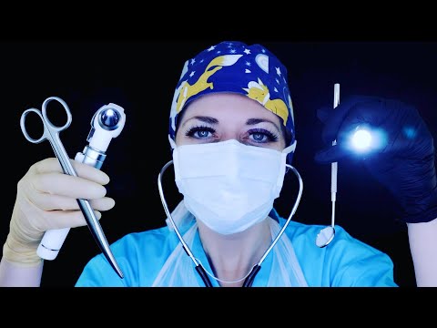 ASMR Medical Triggers - Ear Exam, Dental Exam, Vinyl & Latex Gloves, BP, Follow the Light, Otoscope