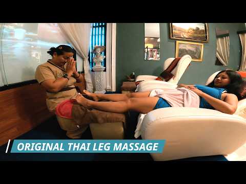 ASMR: Real ORIGINAL Thai Feet & Leg Massage | #asmrmassage #massageasmr #asmrtriggers