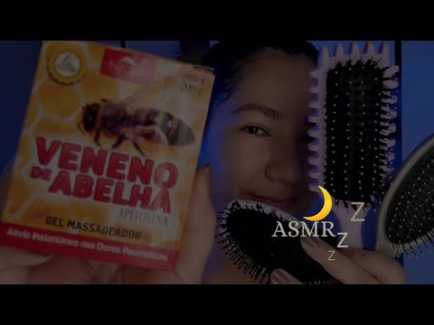 ASMR - Mexendo No Seu Cabelo  e Massageando Suas Costas