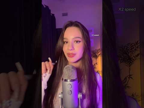 ASMR ON x2 SPEED 🫢 #asmr #asmrvideo #asmrsounds #sleep #tingles