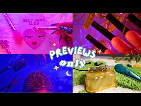 ASMR for People with Short Attention Spans , Preview Mashup / Previews Only ASMR