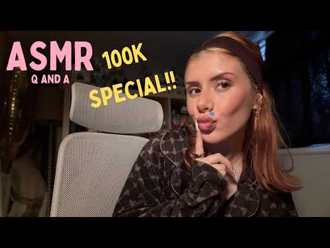ASMR | answering your questions! (Q&A) whispering you to sleep 💤 (100k SPECIAL)