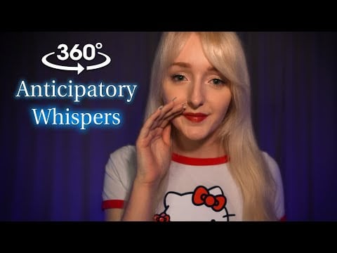 ASMR Anticipatory Tingles 💫  360° Whispers Walking Around You 