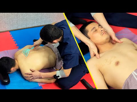 ASMR Relaxing Head, Face, Shoulder, Arm Massage with ASMR Tools