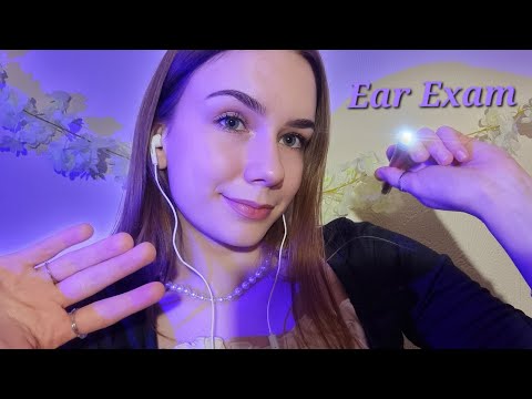 ASMR - Ear exam / Hearing test (Fast Tingly ASMR Video)