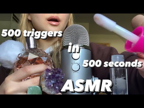 ASMR 500 triggers in 500 seconds