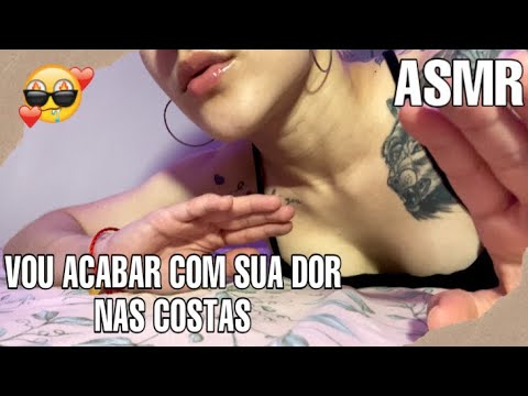 MASSAGEM INTENSA NAS COSTAS || ASMR ROLEPLAY ||  MASSAGE & REIKI